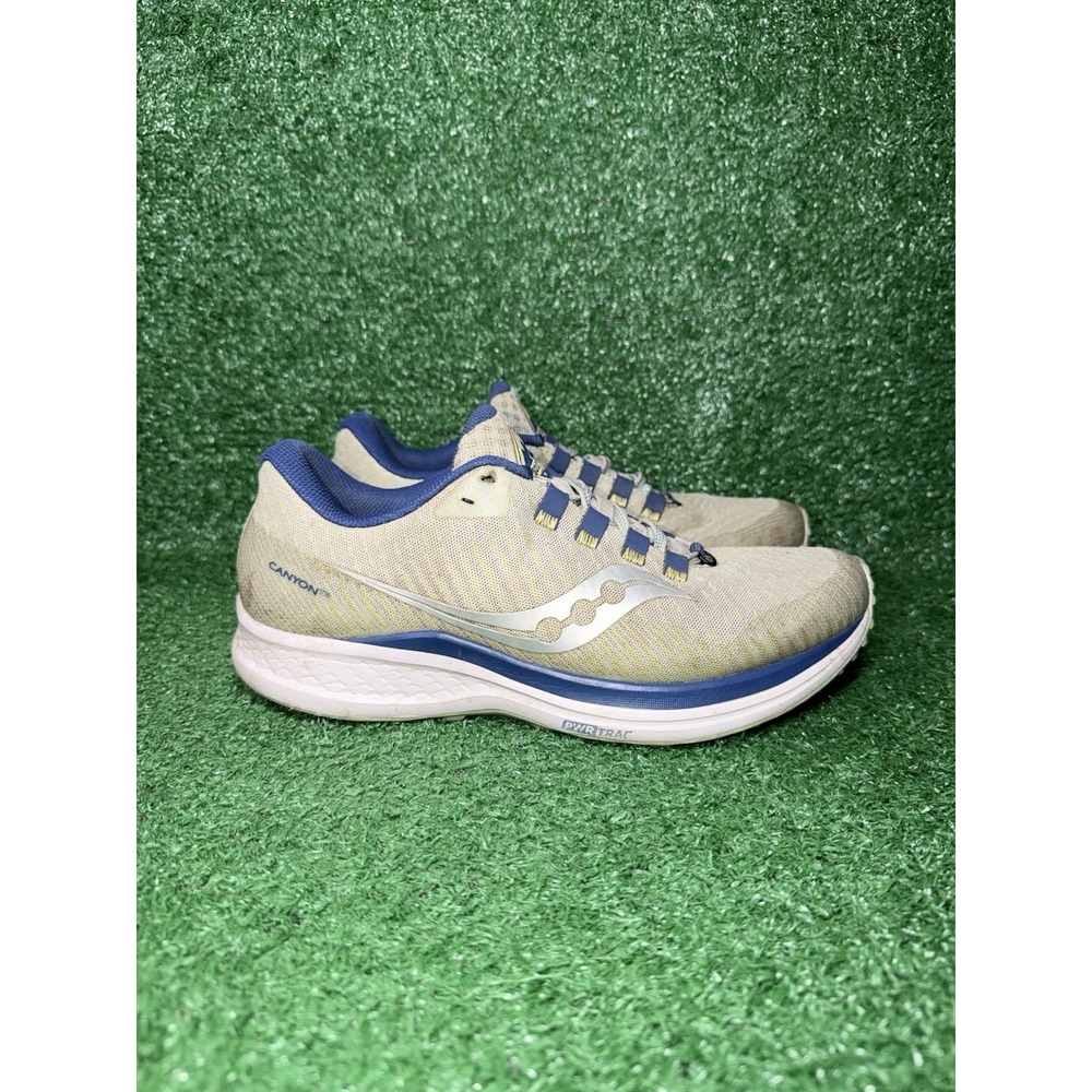 Saucony Womens Size 10 Canyon TR Grey Beige Trail Running Shoes Comfort Sneakers